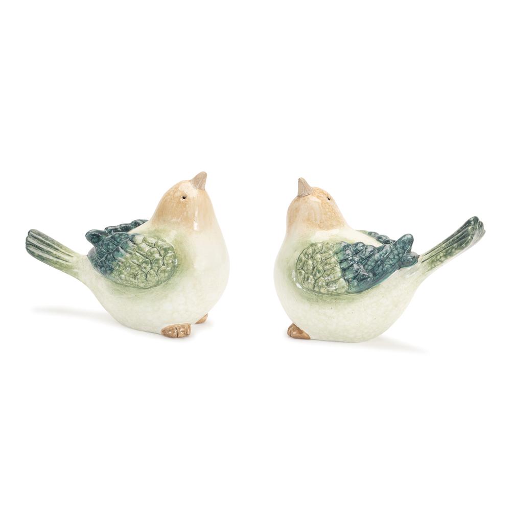 Bird (Set of 4) 4.75"H, 5"H Terra Cotta. Picture 1
