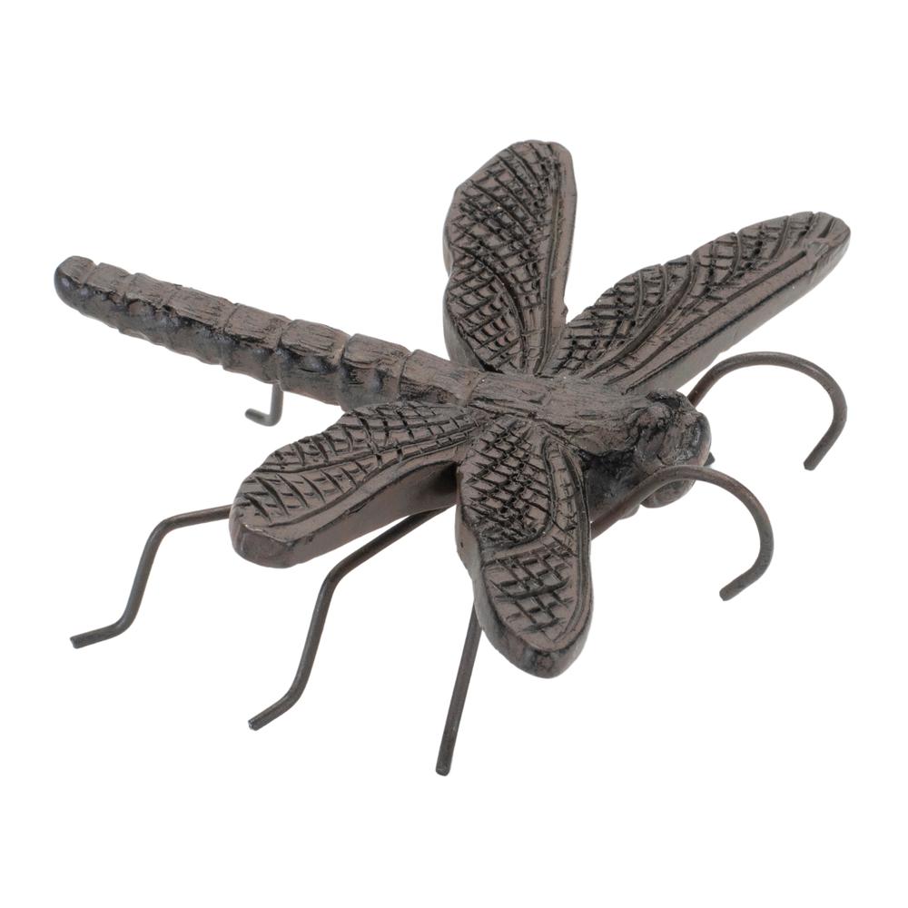 Butterfly/Dragonfly Pot Sitter (Set of 12) 3"L x .75"H, 3"L x 1.5"H Resin/Metal. Picture 3