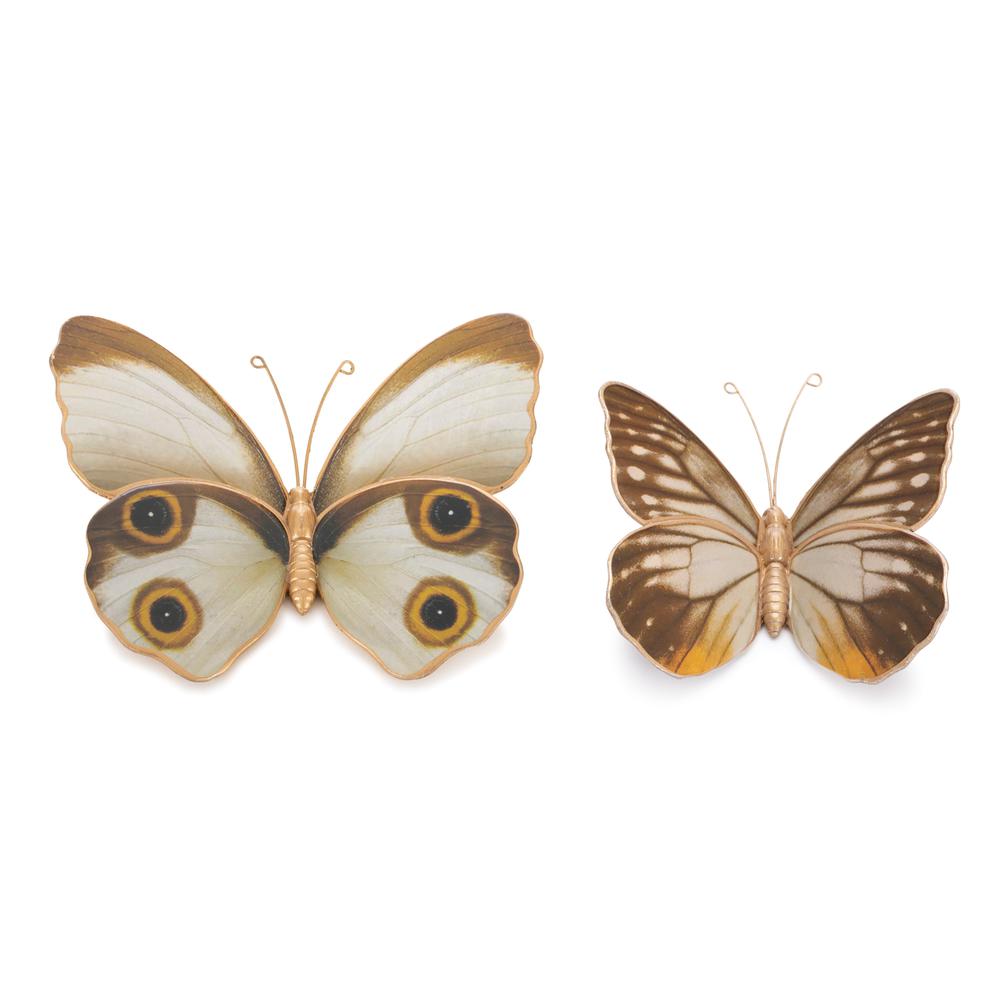 Butterfly (Set of 2) 4"L, 5"L Resin. Picture 1