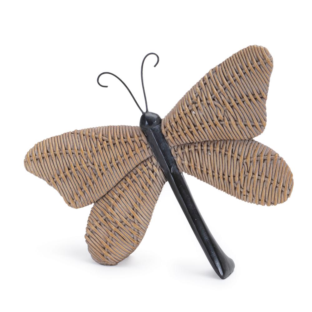 Butterfly and Dragonfly (Set of 4) 6"H Resin/Metal. Picture 3
