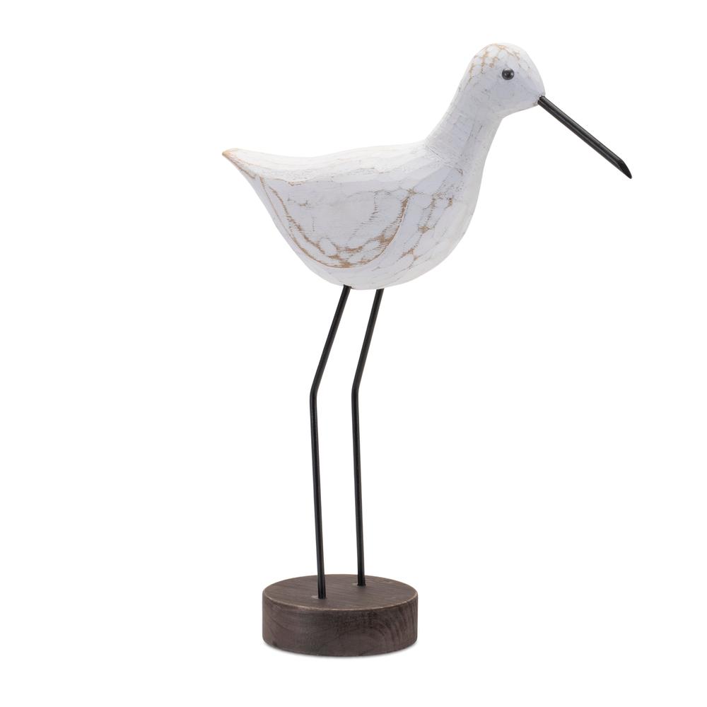 Bird (Set of 2) 12"H, 14.5"H Wood/Metal. Picture 3