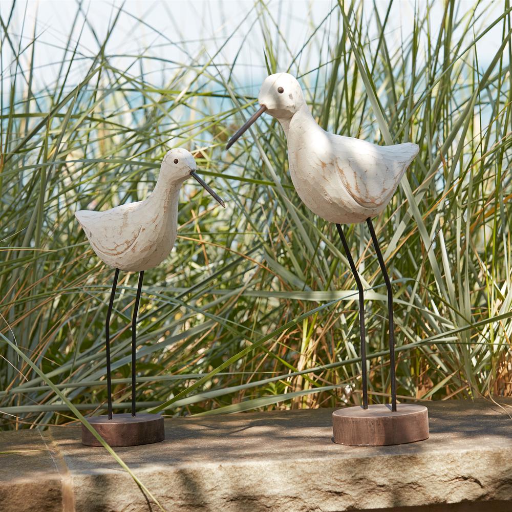 Bird (Set of 2) 12"H, 14.5"H Wood/Metal. Picture 6