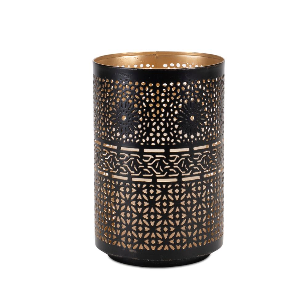 Candle Holder (Set of 2) 4"D x 6"H, 5"D x 8"H Iron. Picture 6