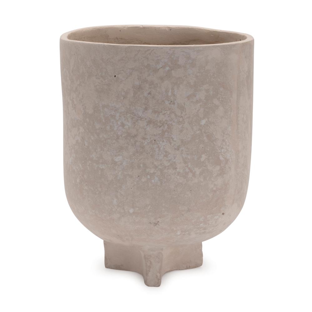 Container 5.5"D x 7"H Recycled Paper/Chalk Powder. Picture 1