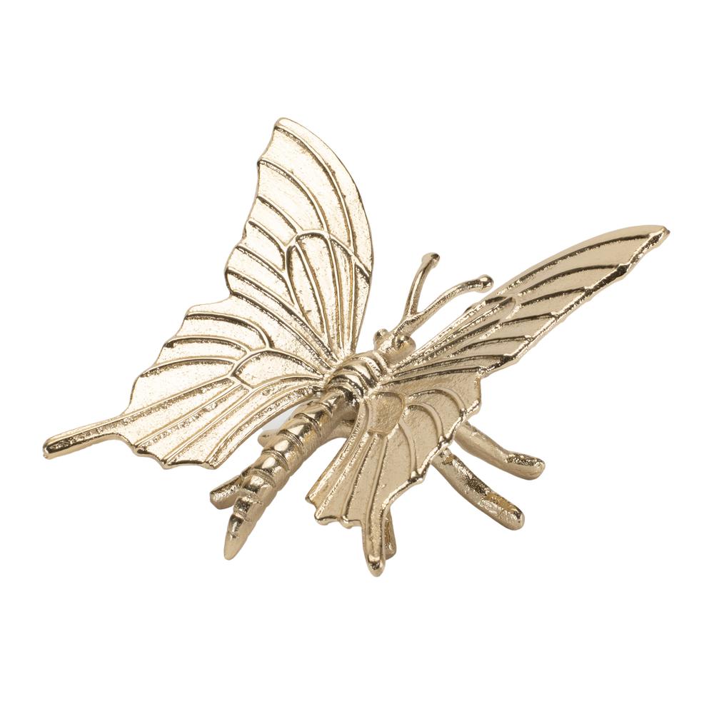 Butterfly (Set of 2) 6"L x 3.25"H Aluminum. Picture 3