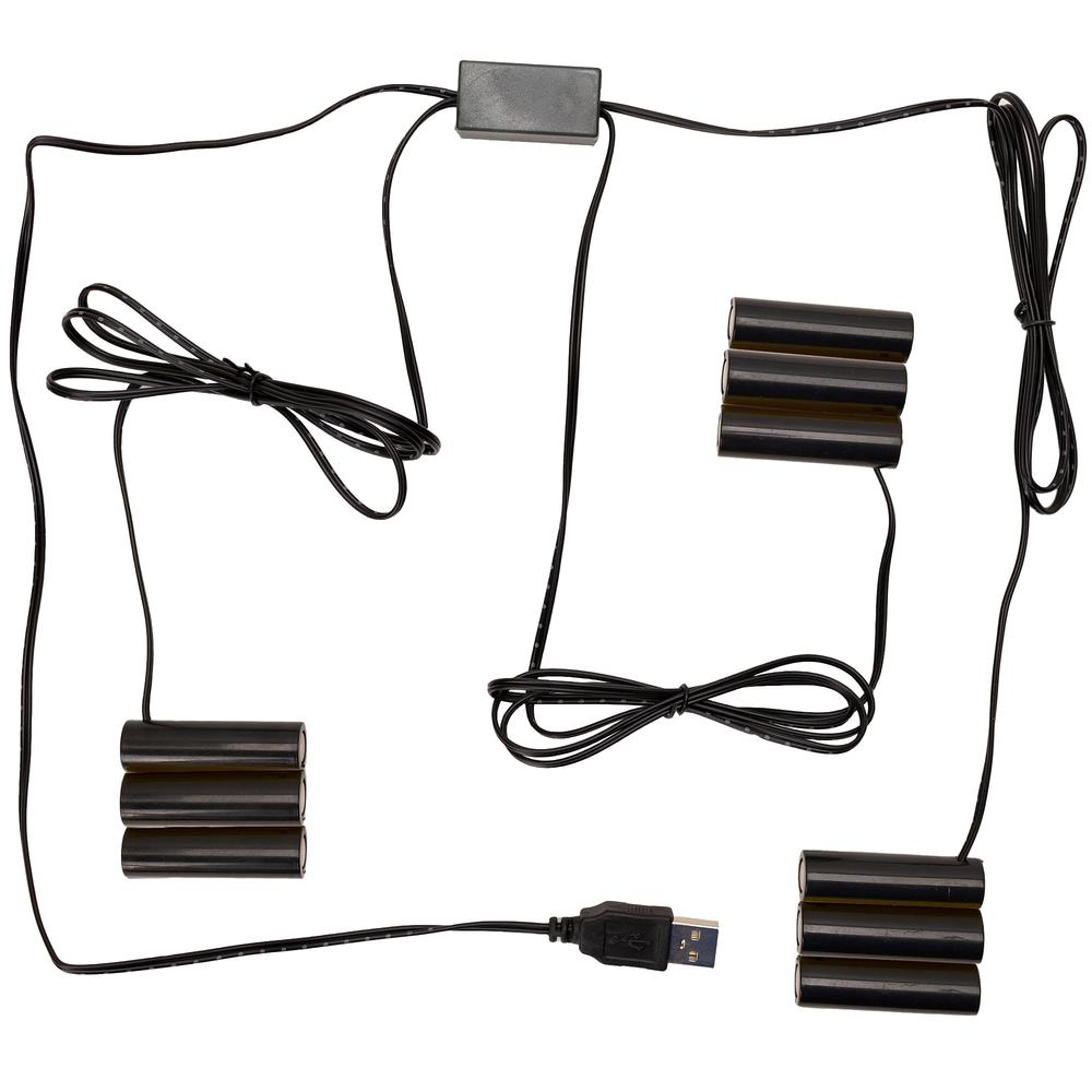 Battery Replacement 3 to 1 (3 x AA, Set of 2) 18"L Lead Wire, 38"L Lead Wire. Picture 1