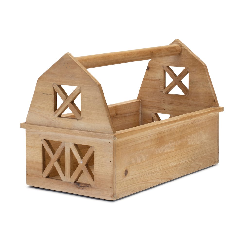 Barn Trug 15"L x 3.25"W x 10"H Wood/MDF. Picture 2