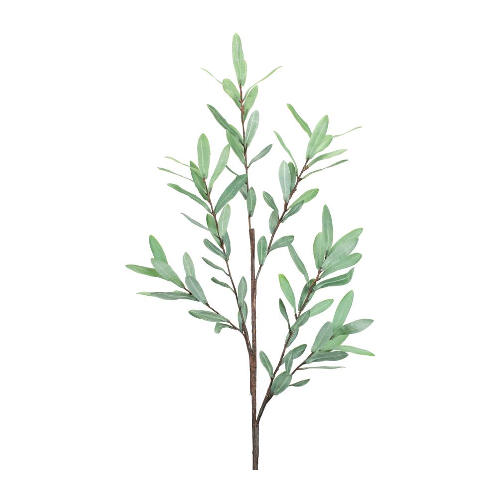 Olive Leaf Branch (Set of 2) 39"H Polyester. Picture 1