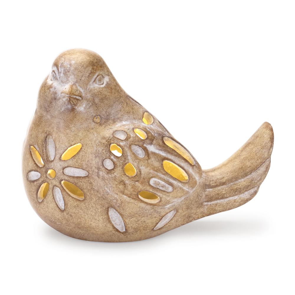 LED Bird (Set of 2) 5"H, 5.5"H Resin (3 AAA Batteries, Not Included). Picture 4