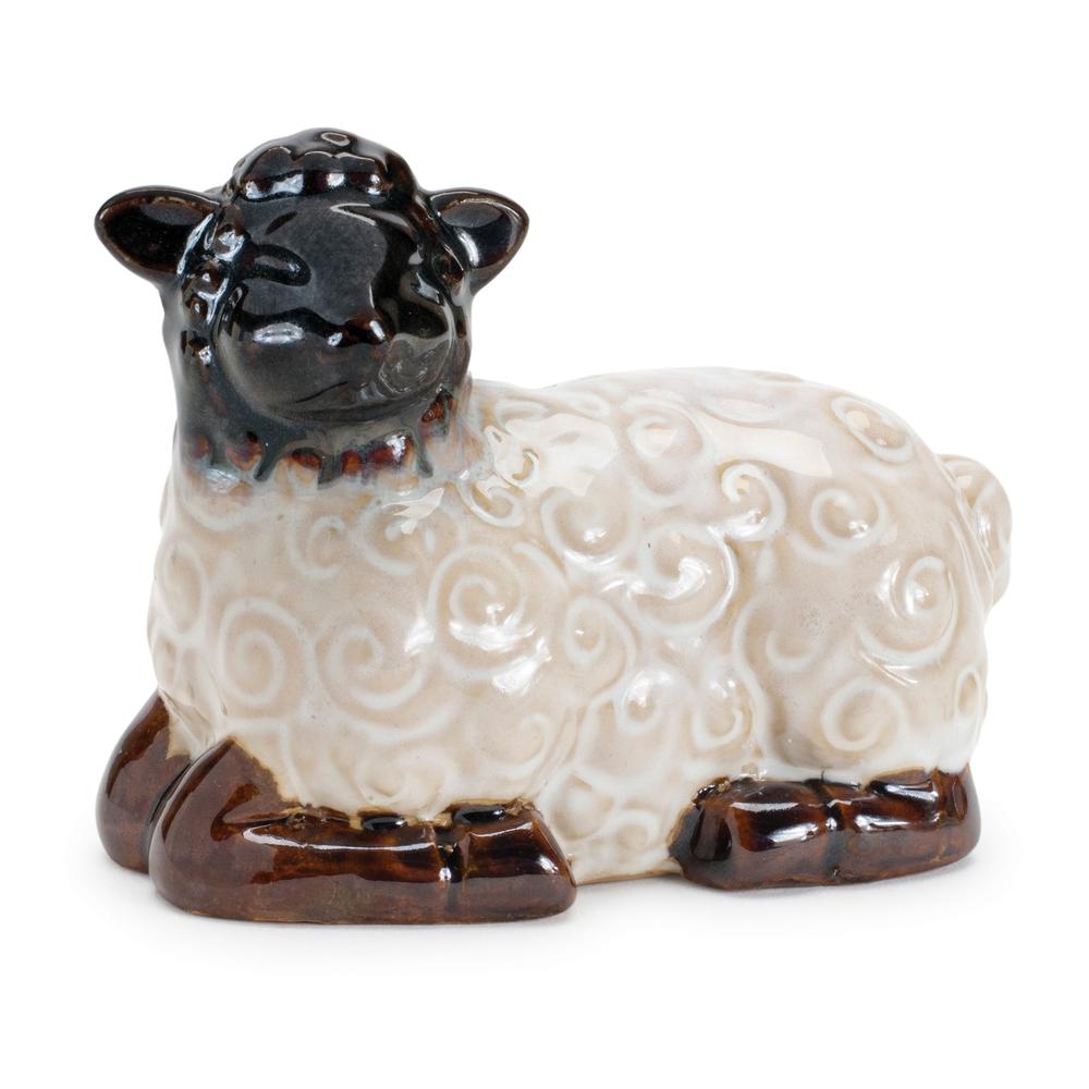 Sheep (Set of 6) 3"H, 3.25"H Resin. Picture 4