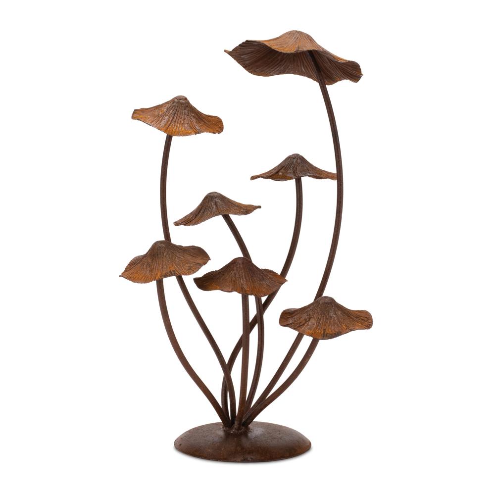 Mushroom Décor 17"H Iron. Picture 1