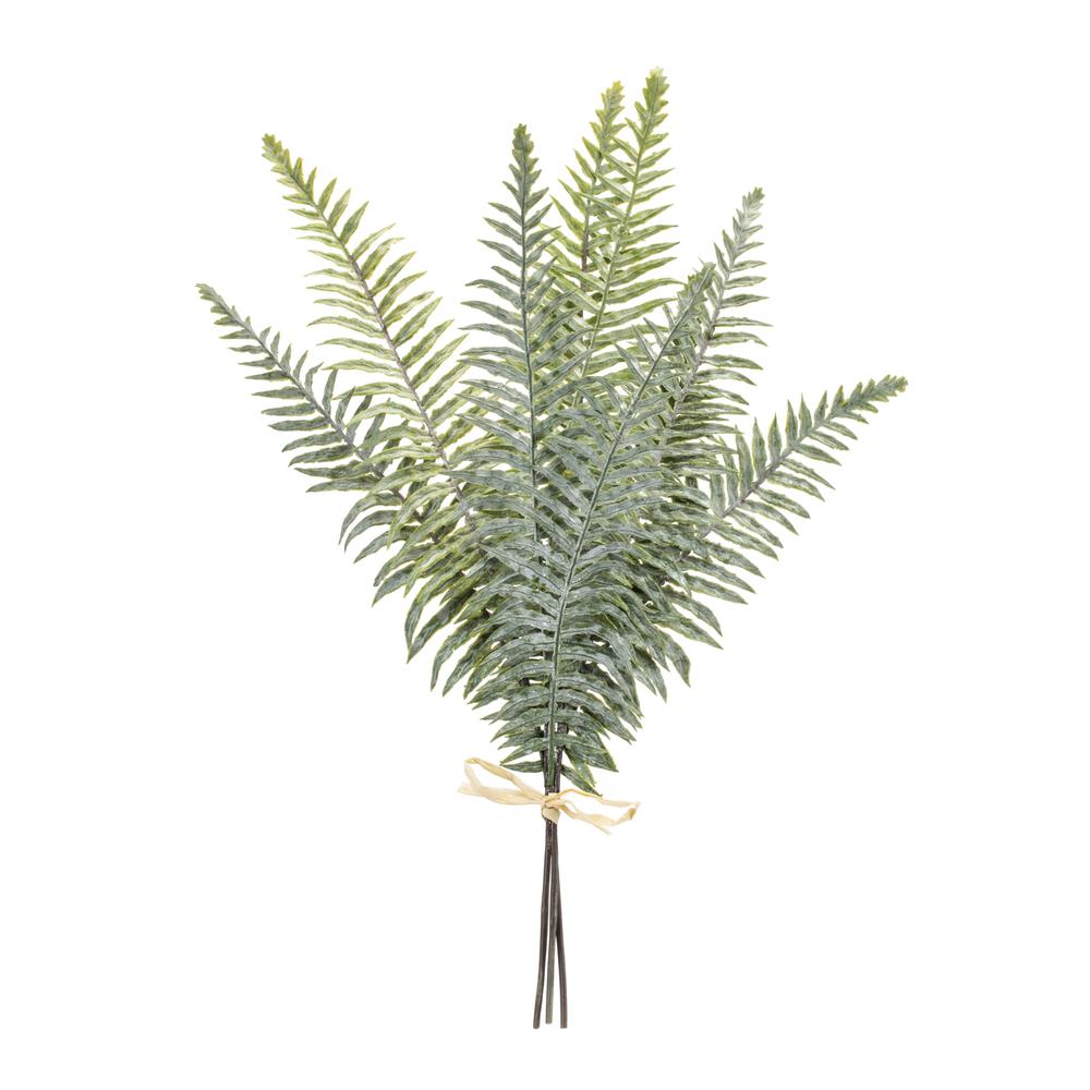 Fern Bundle (Set of 2) 20"H Plastic. Picture 1