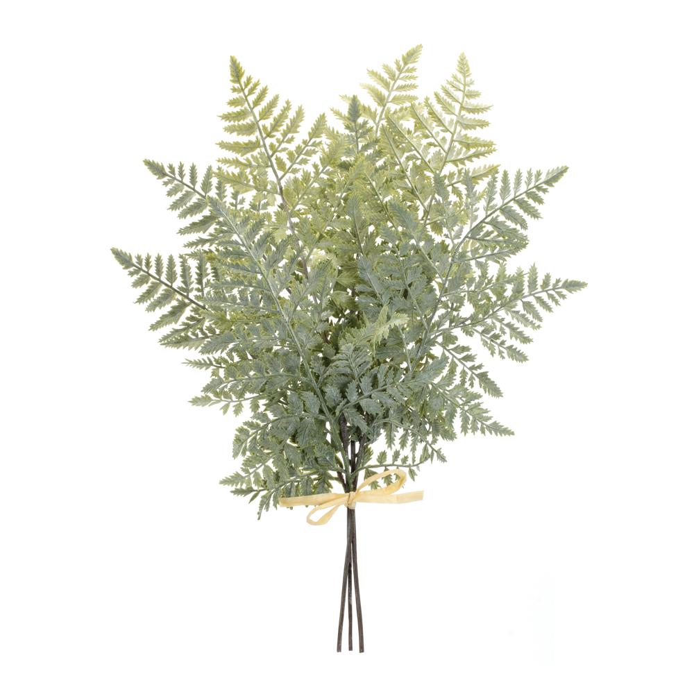 Fern Bundle (Set of 2) 20"H Plastic. Picture 1