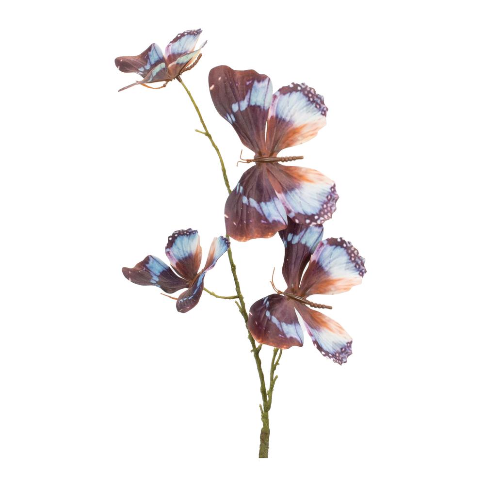 Butterfly Spray (Set of 6) 32"H Polyester/Plastic. Picture 1