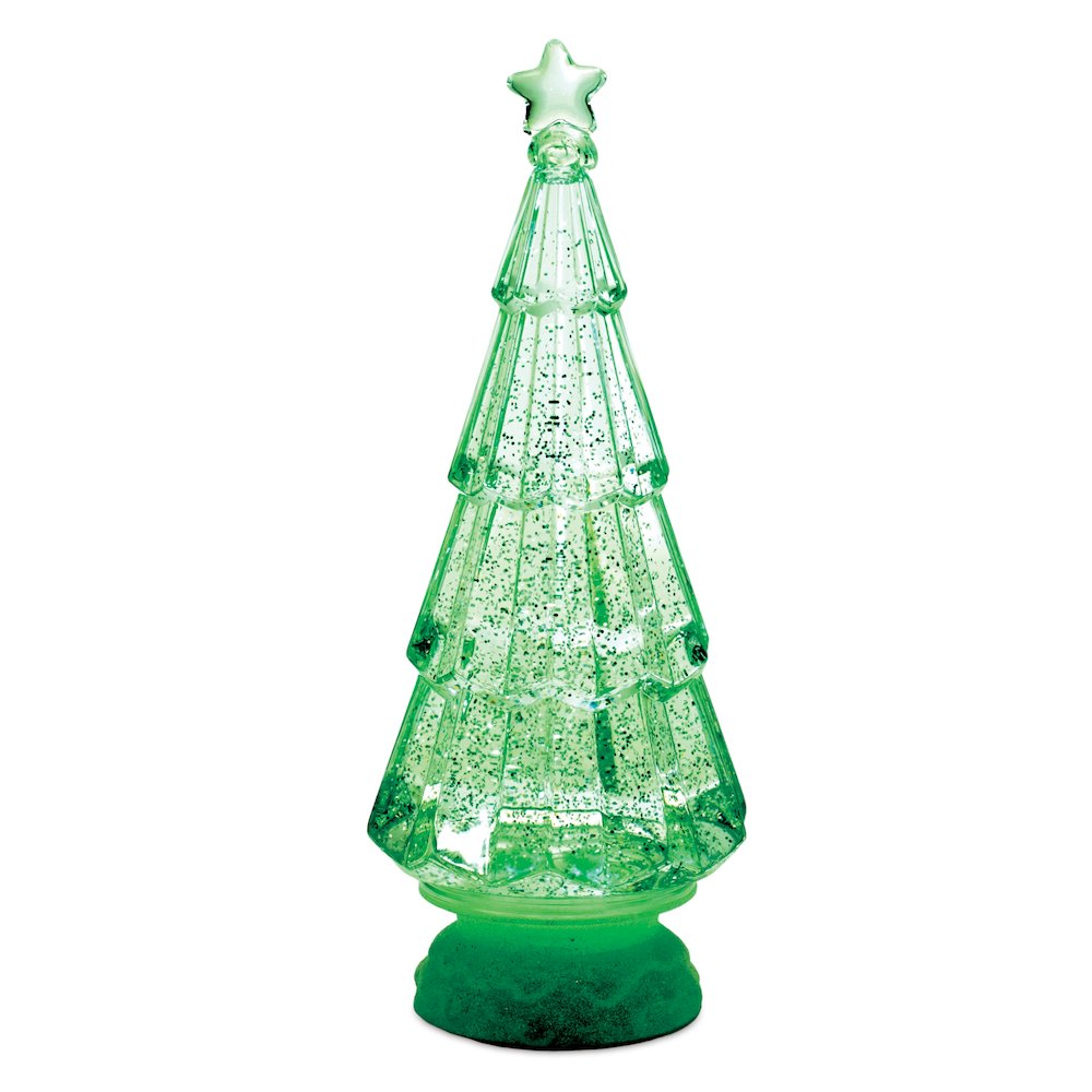 Green LED Christmas Tree 12"H. Picture 1