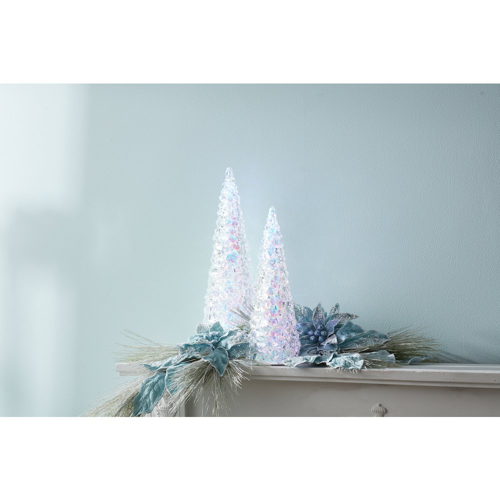 Iridescent LED Pine Tree 13.5"H. Picture 4