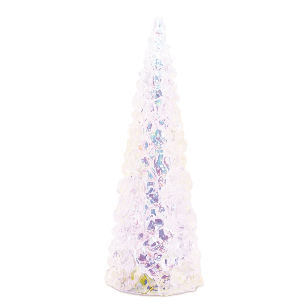 Iridescent LED Pine Tree 17.5"H. Picture 1
