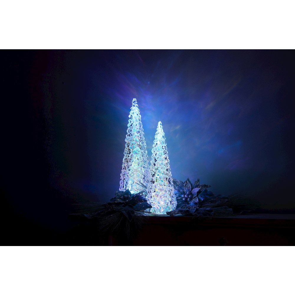 Iridescent LED Pine Tree 17.5"H. Picture 4