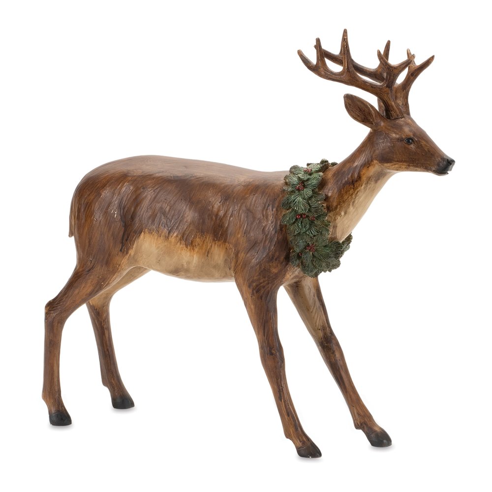 Deer with Wreath. Picture 1