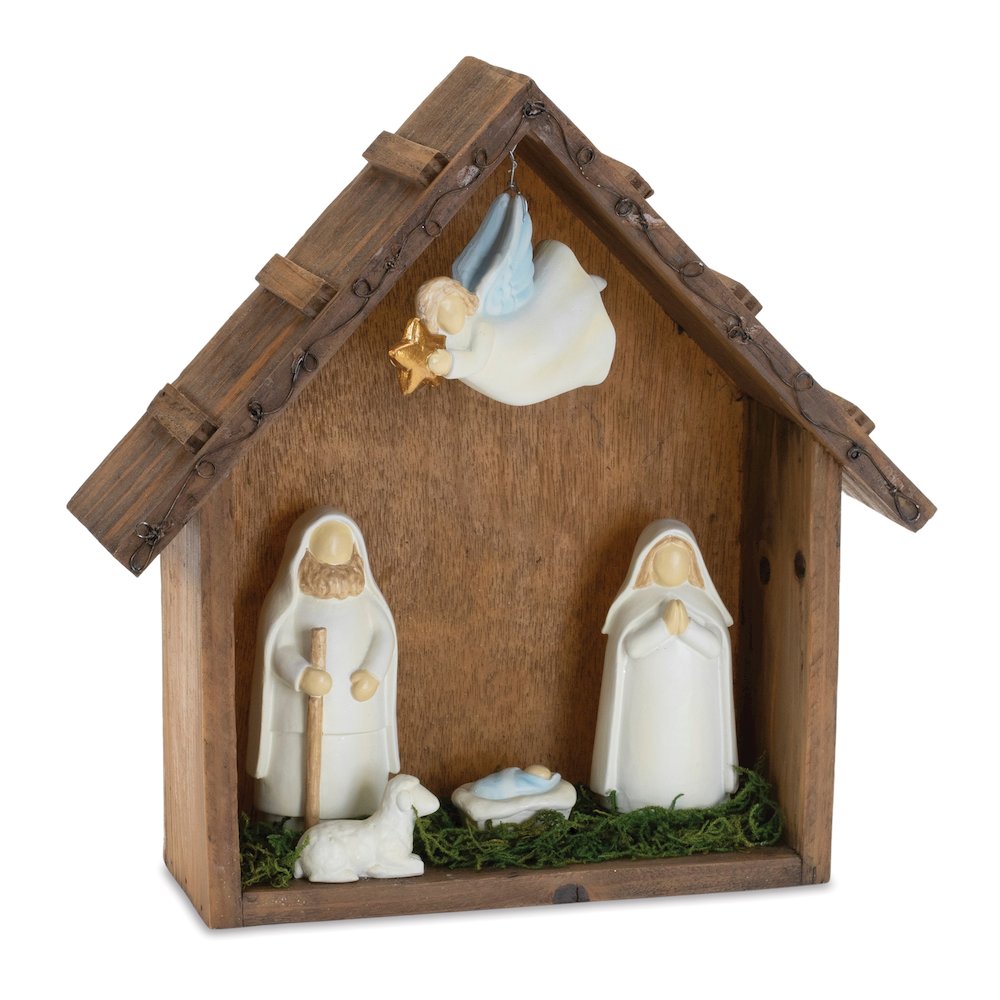 Holiday Nativity Scene Display 10"L. Picture 3