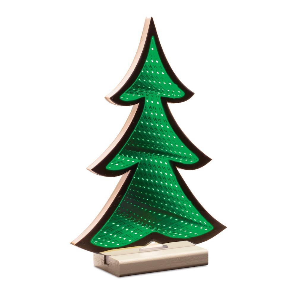 Green Pine Tree Ekkolight 11.75"H. Picture 1