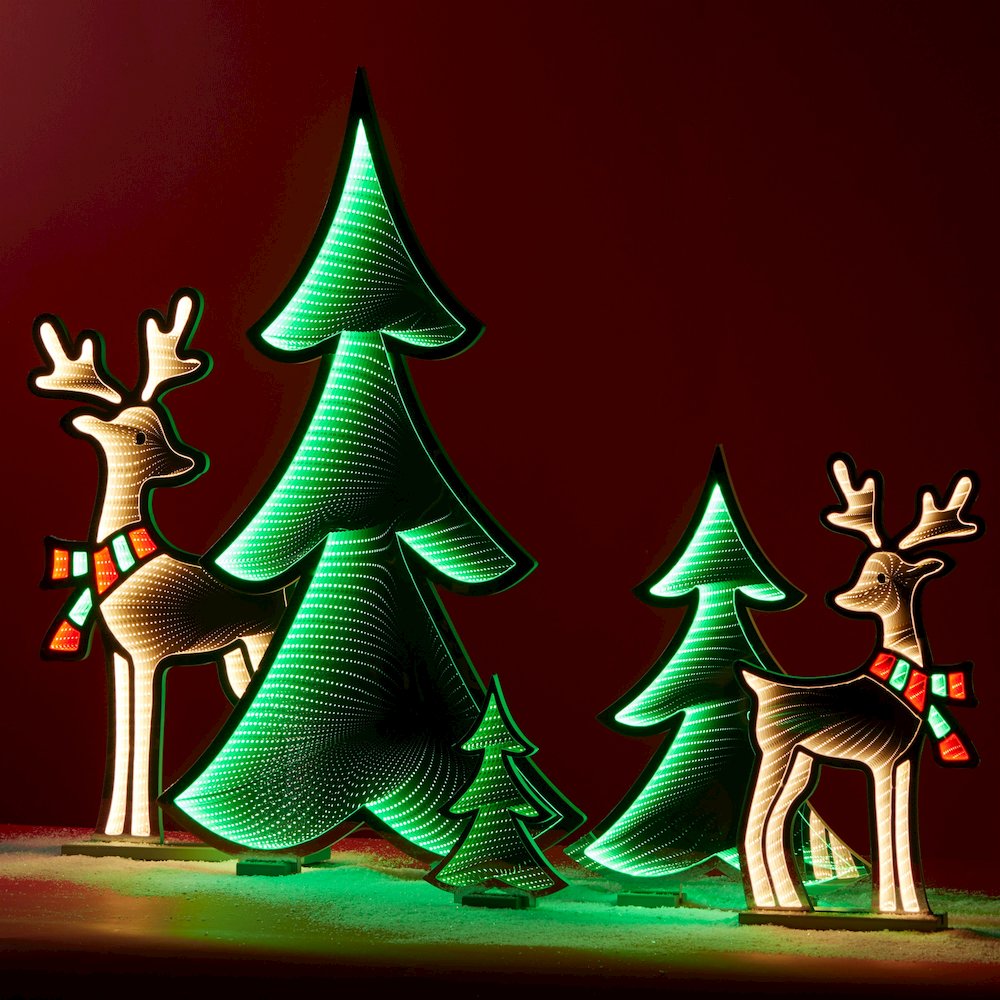 Green Pine Tree Ekkolight 11.75"H. Picture 3