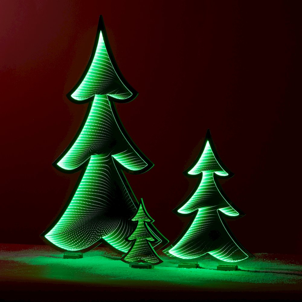Green Pine Tree Ekkolight 11.75"H. Picture 4