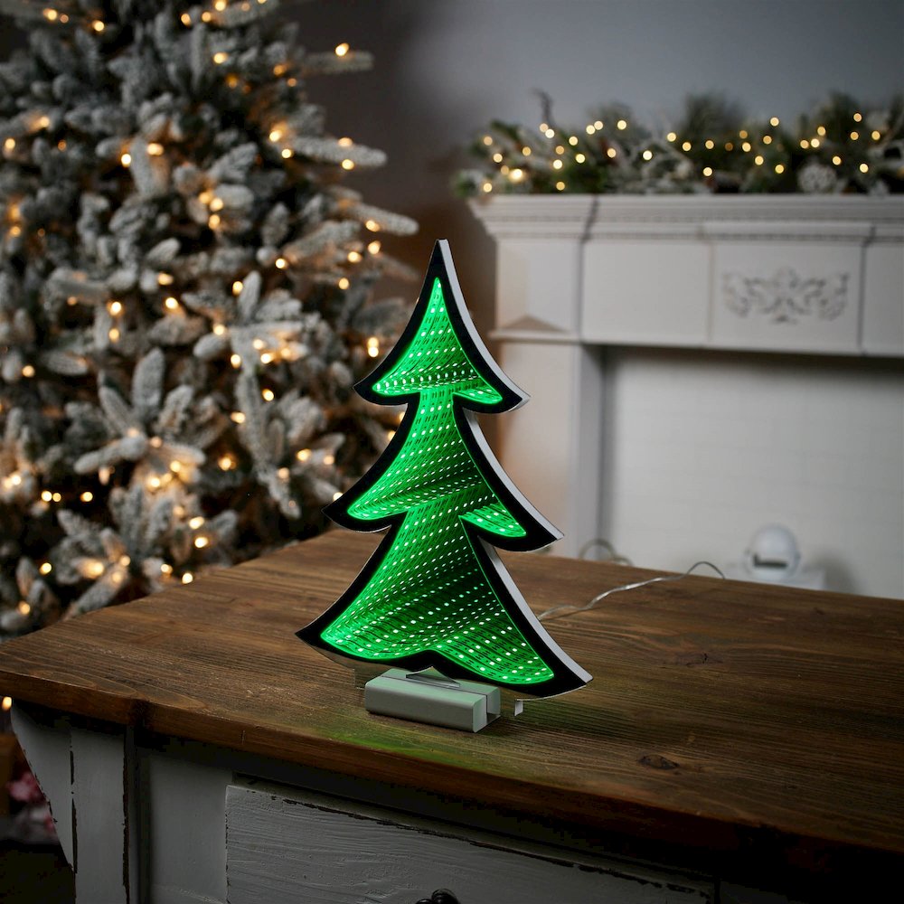 Green Pine Tree Ekkolight 11.75"H. Picture 2