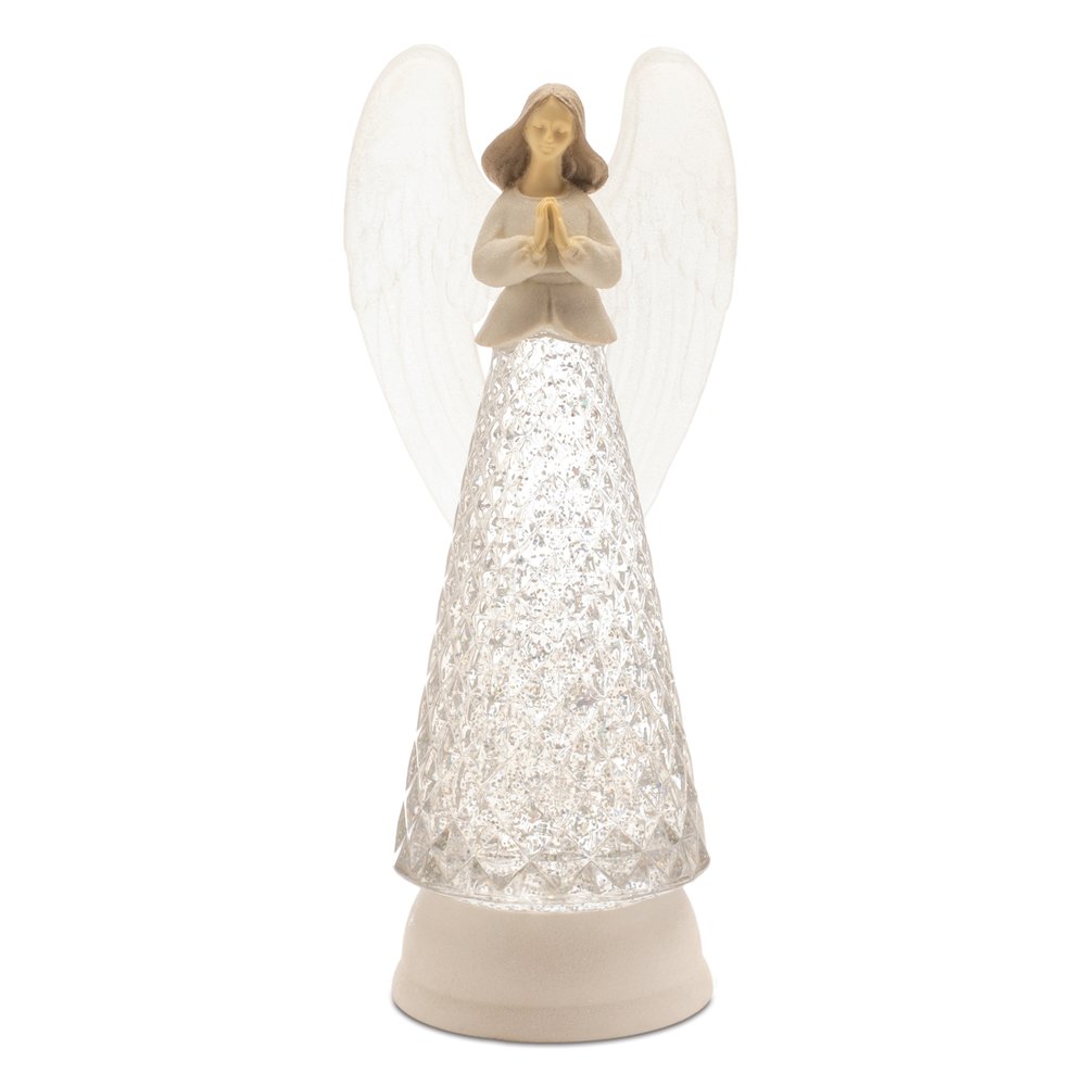 LED Angel Snow Globe 12.5"H. Picture 1
