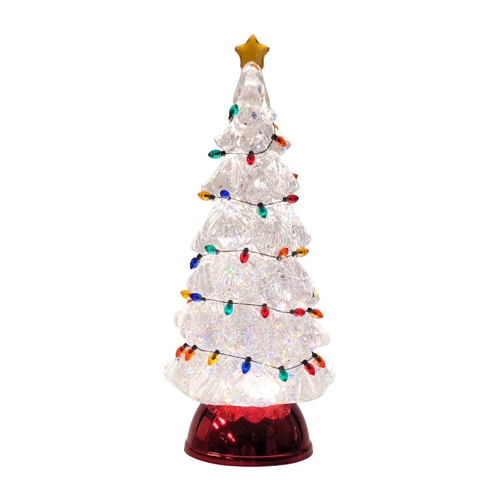 LED Christmas Tree with Holiday Lights 11.5"H. Picture 1