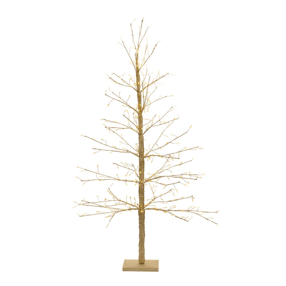 Gold LED Twig Tree 48"H. Picture 1