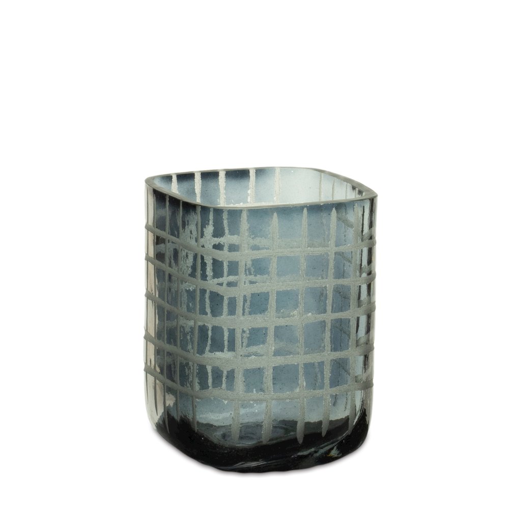 Etched Glass Candle Holder (Set of 4). Picture 1