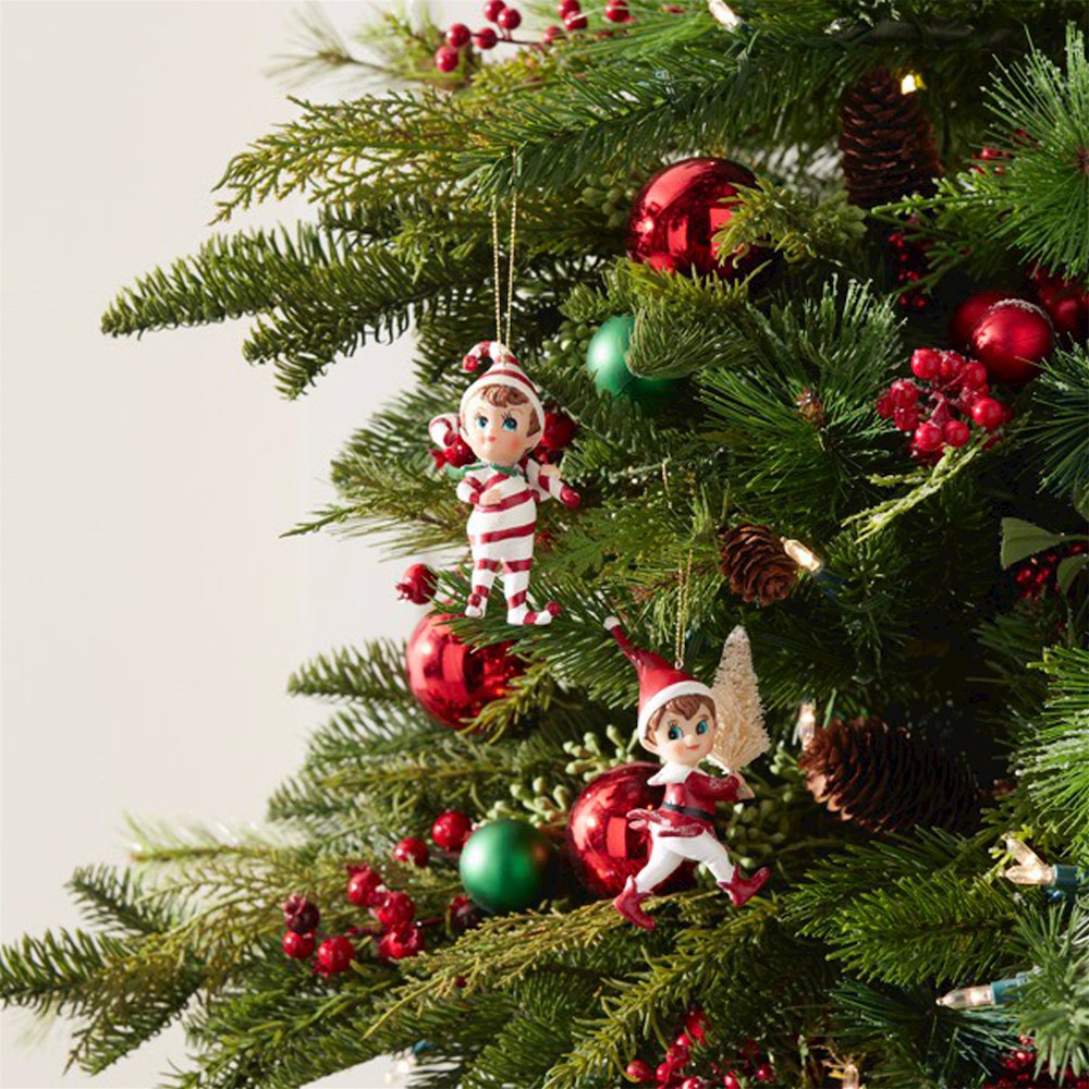 Santa's Jolly Elf Ornament (Set of 12). Picture 6