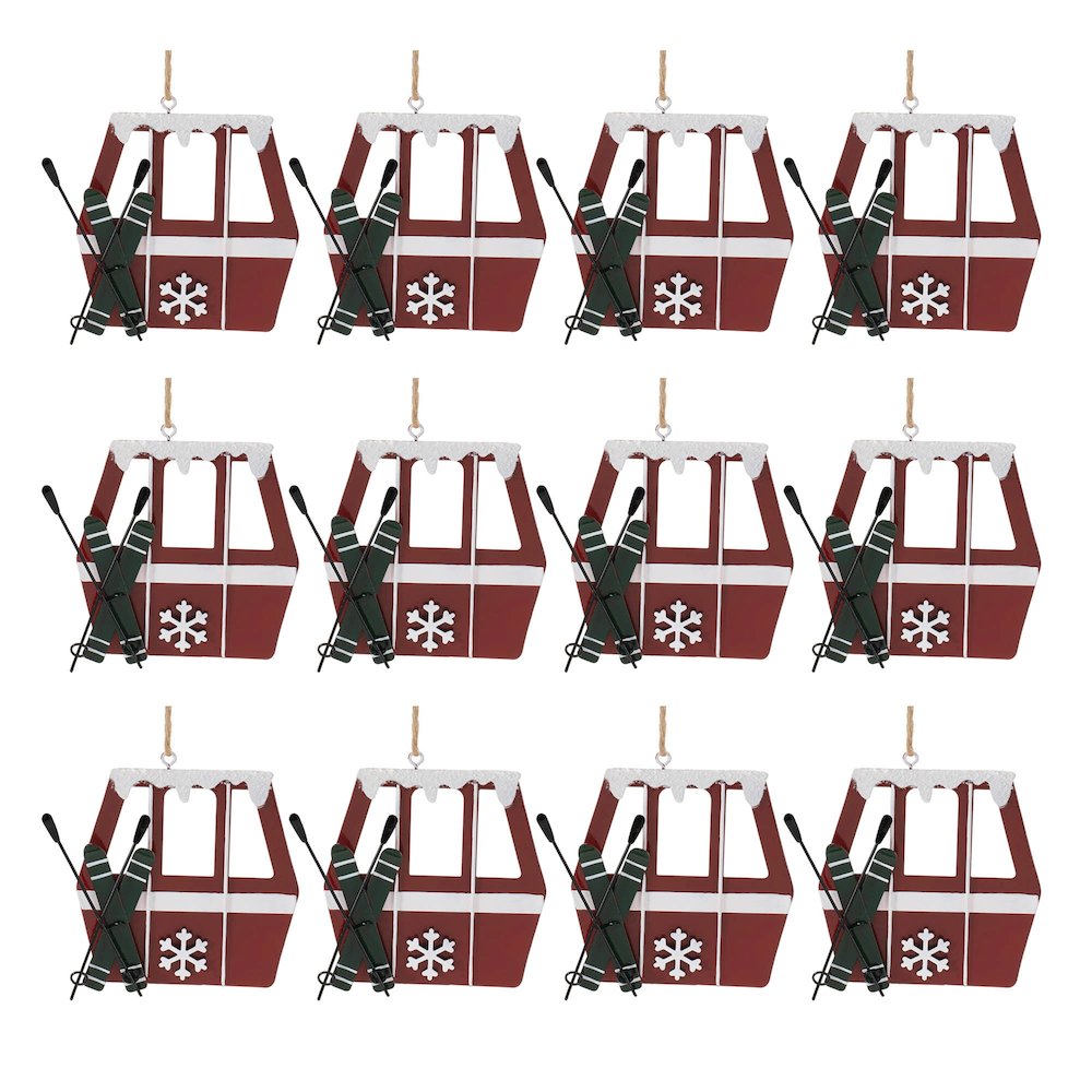 Metal Gondola Ornament (Set of 12). Picture 6