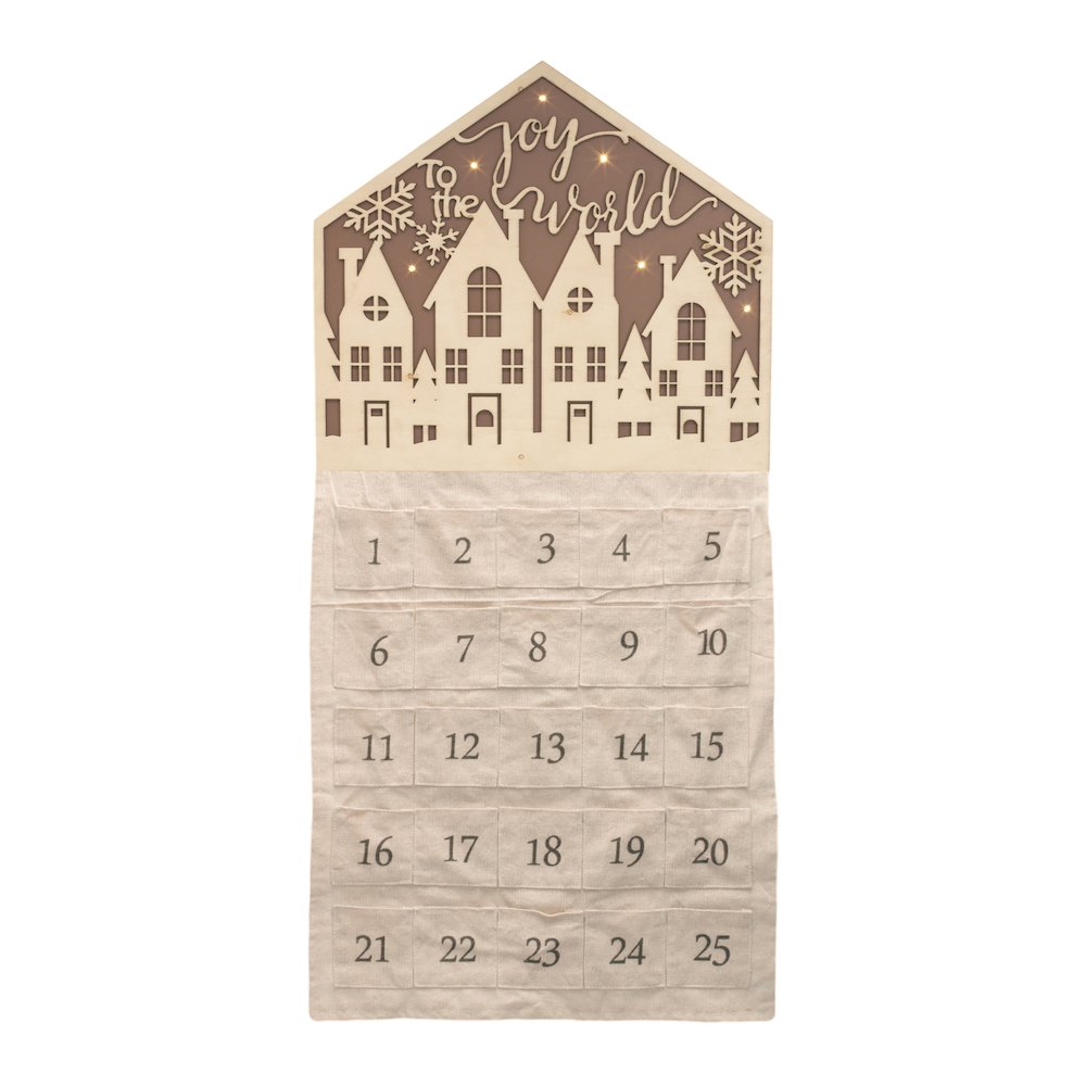LED Joy to the World Christmas Countdown 34.5"H. Picture 1