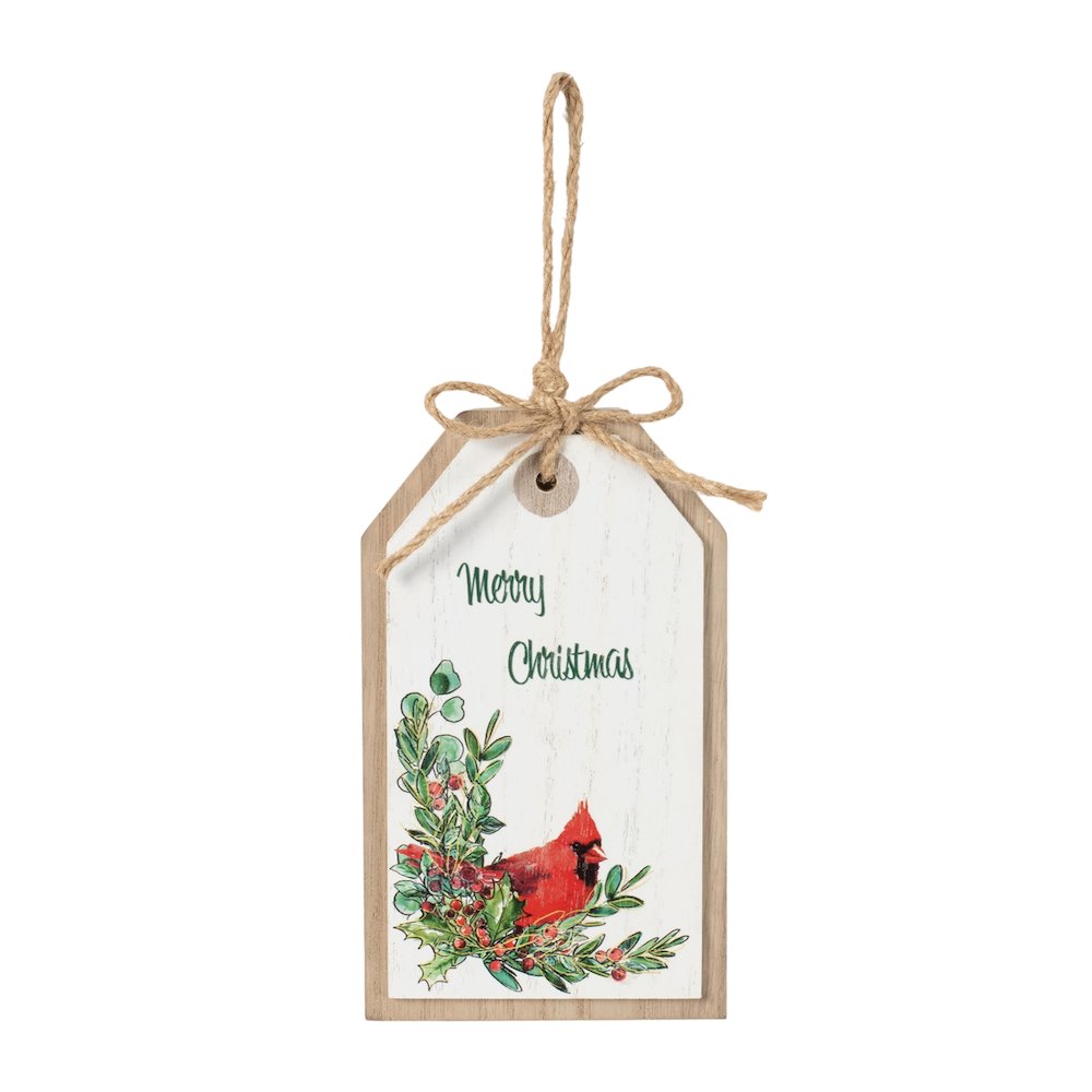 Merry Christmas Cardinal Tag (Set of 12). Picture 1