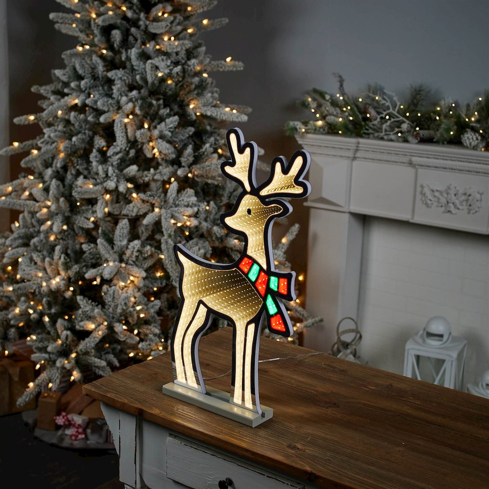 Deer with Scarf Ekkolight 23.5"H. Picture 2