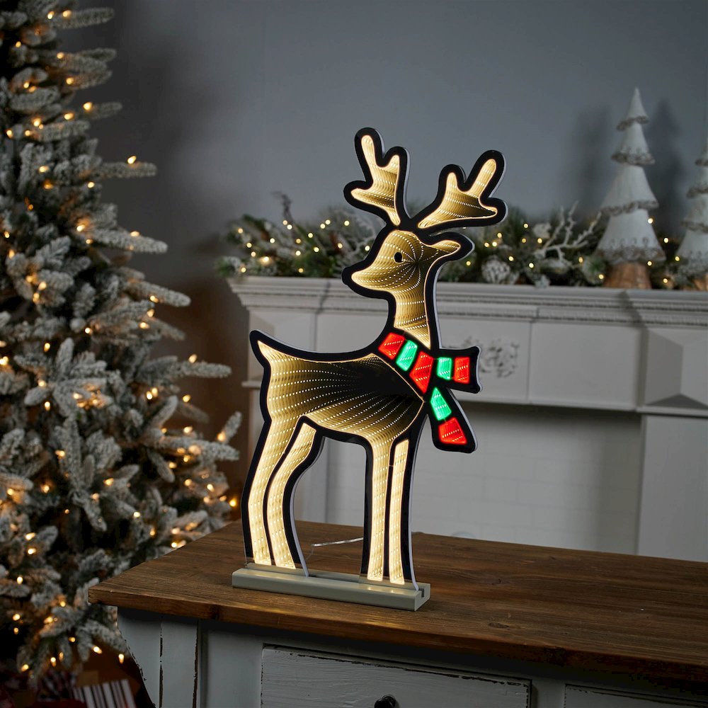 Deer with Scarf Ekkolight 23.5"H. Picture 3