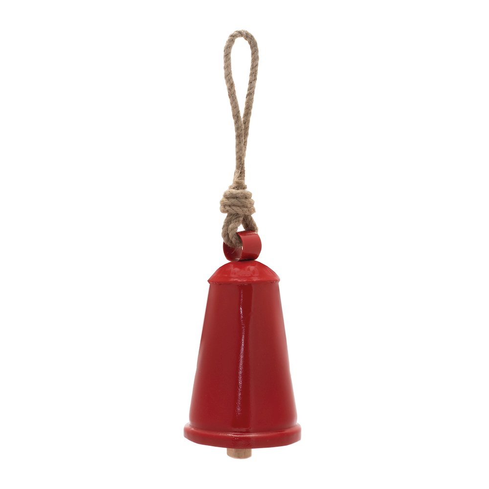 Rustic Metal Bell Ornament (Set of 4). Picture 2