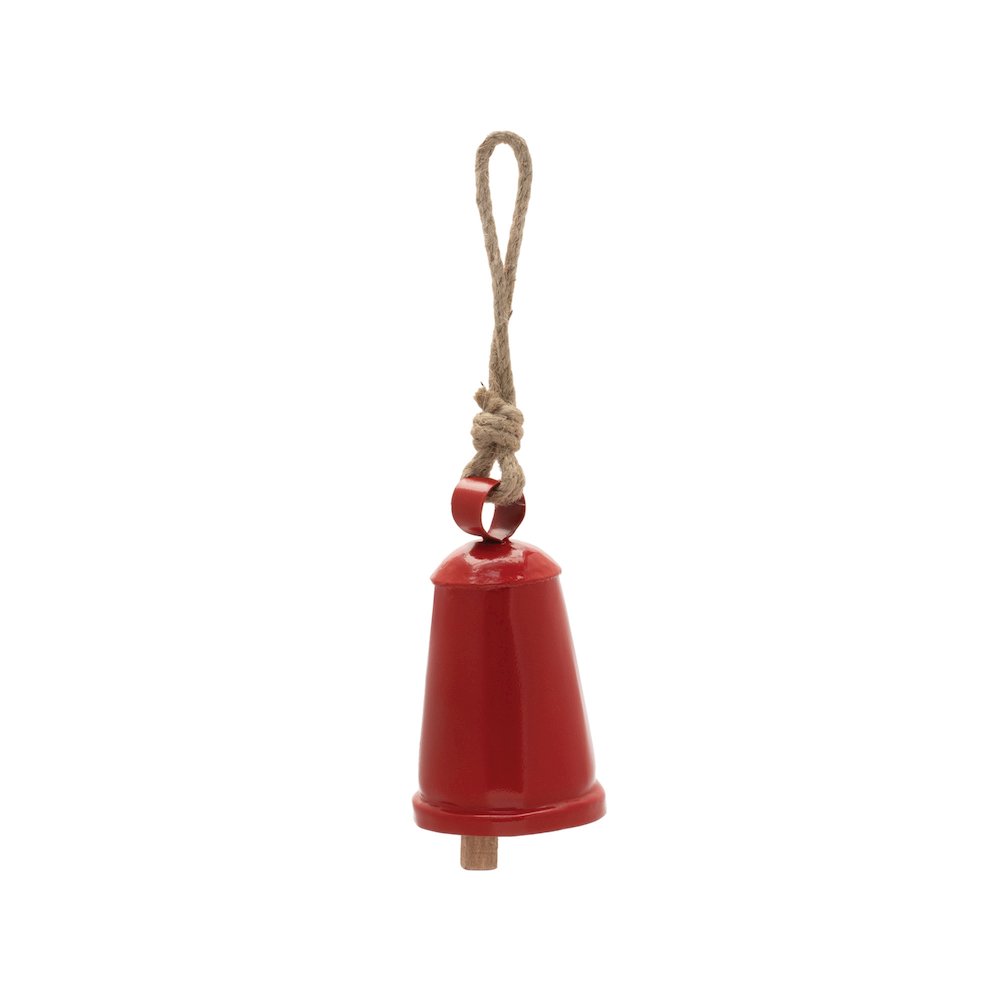 Rustic Metal Bell Ornament (Set of 4). Picture 3