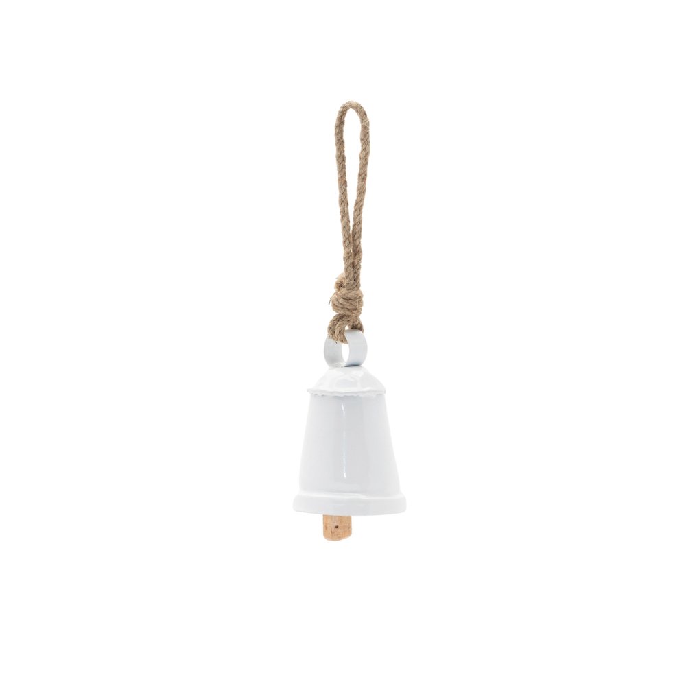 Rustic Metal Bell Ornament (Set of 8). Picture 3