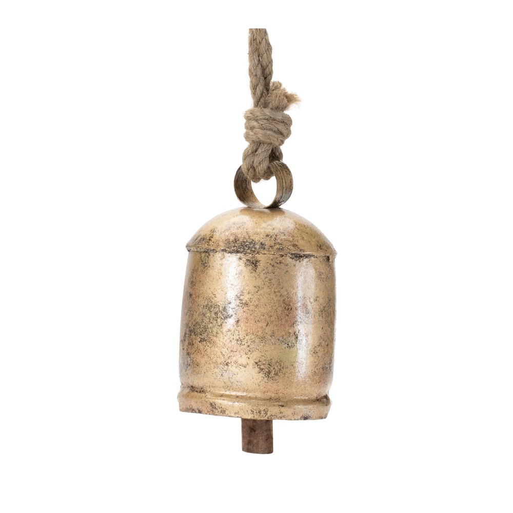 Distressed Metal Bell Ornament (Set of 2). Picture 5