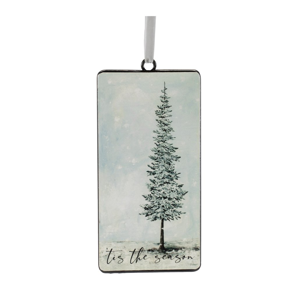 Tis the Season Pine Tree Ornament (Set of 12). Picture 1
