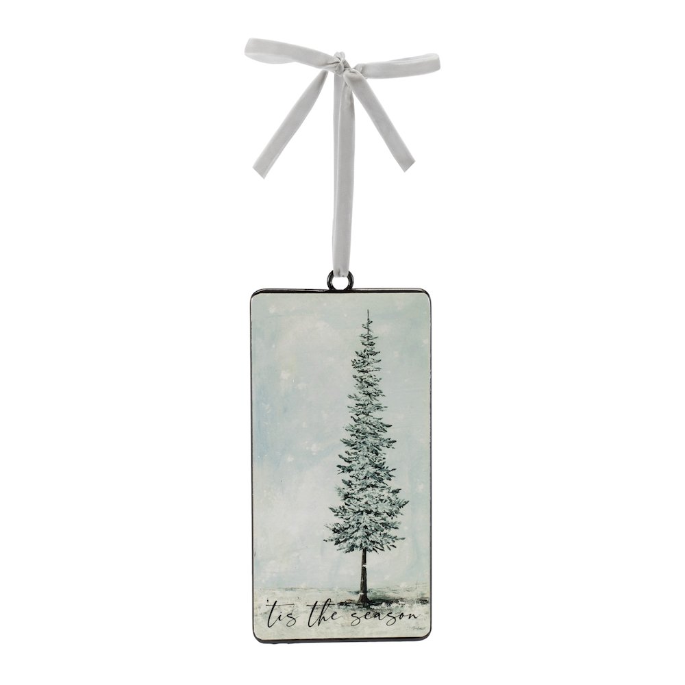 Tis the Season Pine Tree Ornament (Set of 12). Picture 3