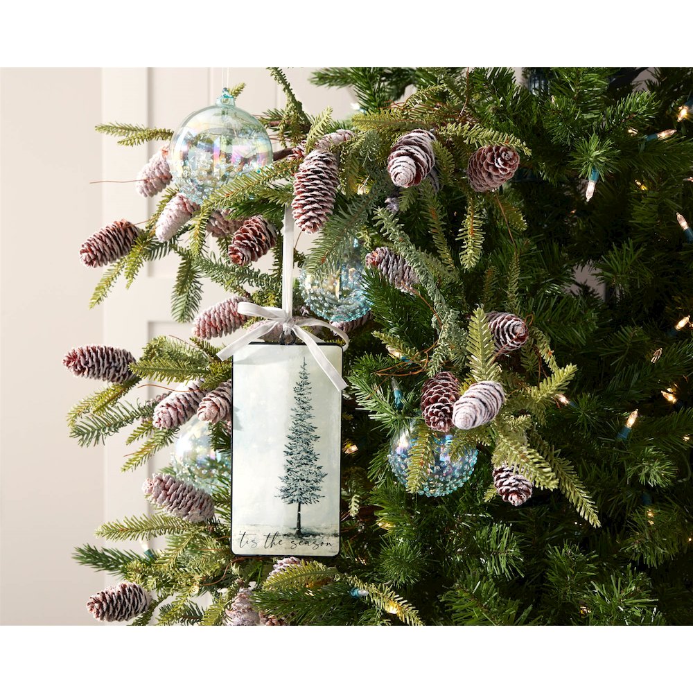 Tis the Season Pine Tree Ornament (Set of 12). Picture 5