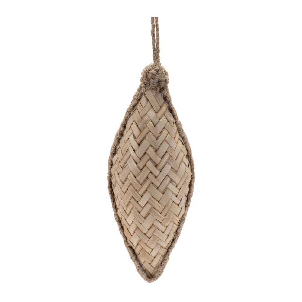 Woven Bamboo Ornament (Set of 6). Picture 4
