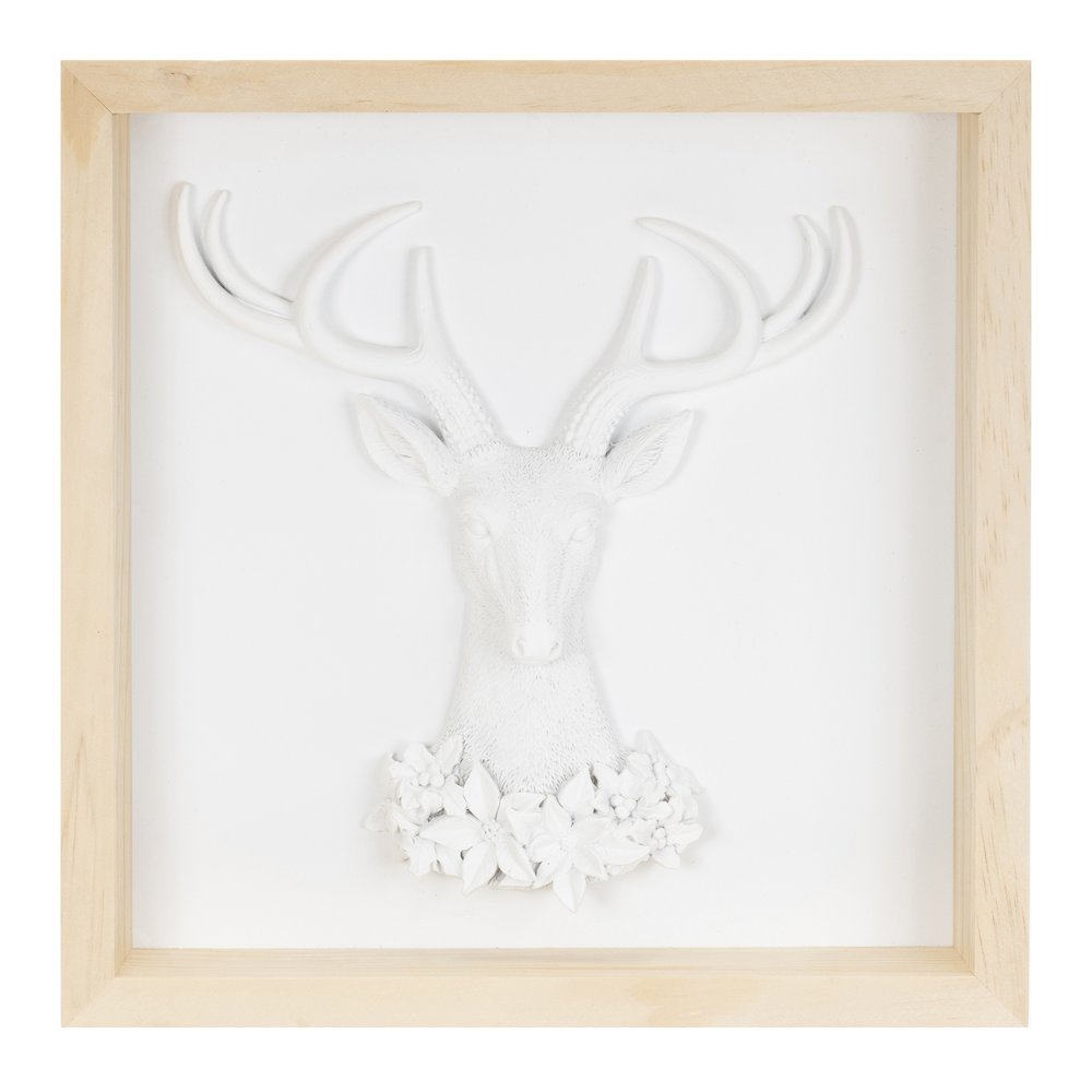 Framed Holiday Deer and Tree Artwork (Set of 2). Picture 2