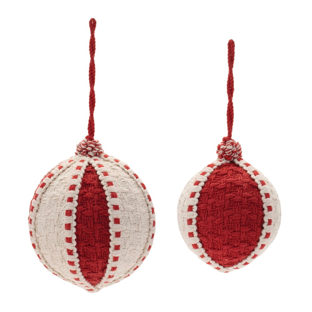 Woven Ball Ornament (Set of 4). Picture 2