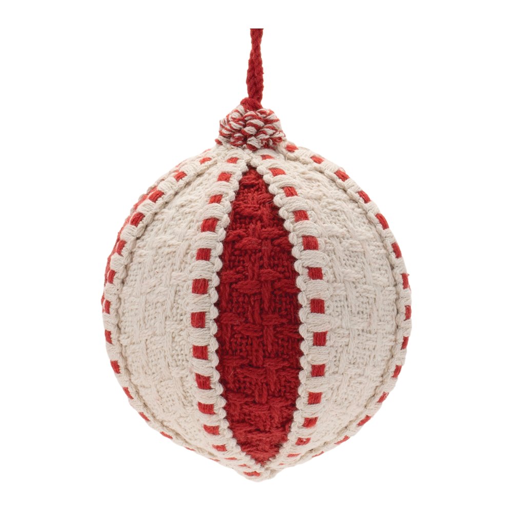 Woven Ball Ornament (Set of 4). Picture 3