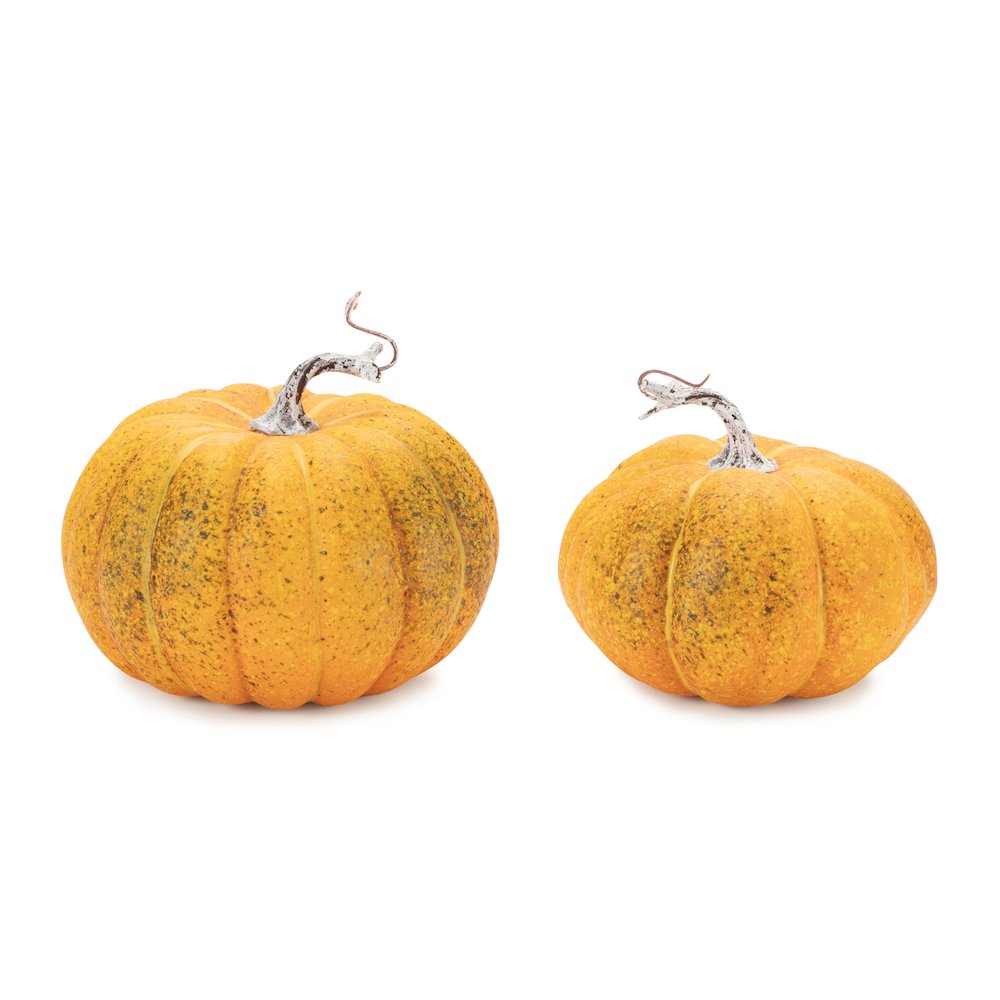 Foam Pumpkin Decor (Set of 2). Picture 1
